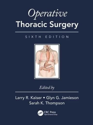 Image of - Operative Thoracic Surgery | 6th Edition | Hardcover