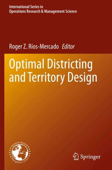 Image of - Optimal Districting And Territory Design | Paperback