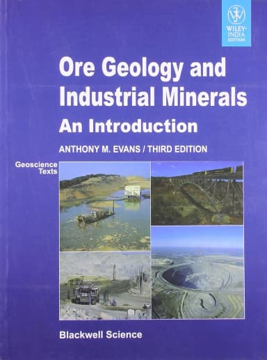 Image of - Ore Geology and Industrial Minerals An Introduction | Third Edition | Paperback