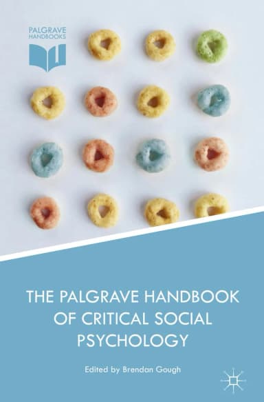 Image of - The Palgrave Handbook Of Critical Social Psychology | Hardcover