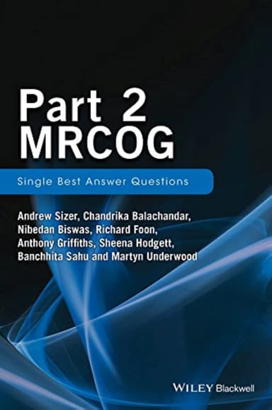 Image of - Part 2 MRCOG Single Best Answer Questions | Paperback