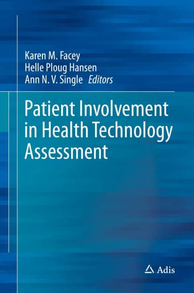 Image of - Patient Involvement in Health Technology Assessment | Hardcover