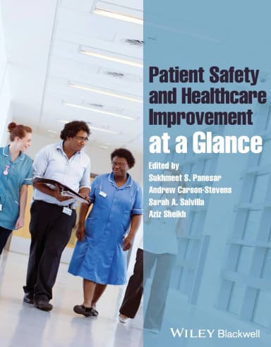 Image of - Patient Safety and Healthcare Improvement at a Glance | Paperback