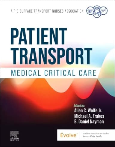 Image of - Patient Transport Medical Critical Care With Access Code | Hardcover