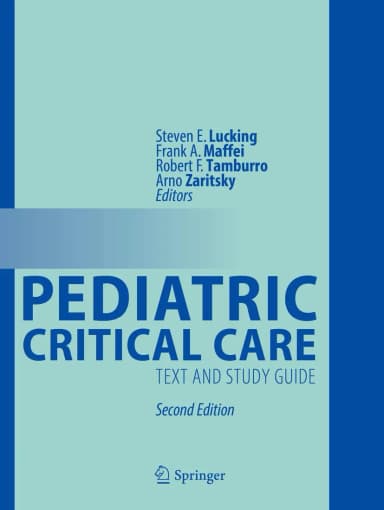 Image of - Pediatric Critical Care Text And Study Guide | 2nd Edition 2 Vol Set | Paperback