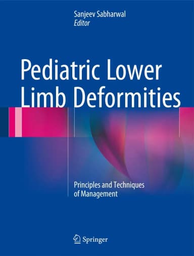 Image of - Pediatric Lower Limb Deformities Principles and Techniques of Management | Hardcover