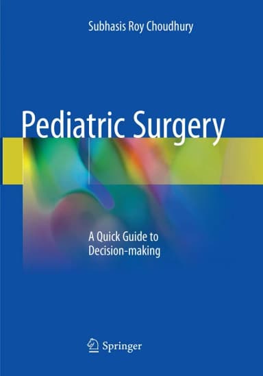 Image of - Pediatric Surgery A Quick Guide To Decision Making | Paperback