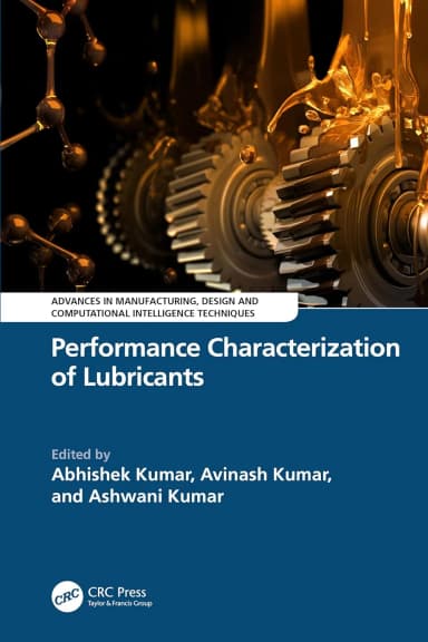 Image of - Performance Characterization of Lubricants | Hardcover