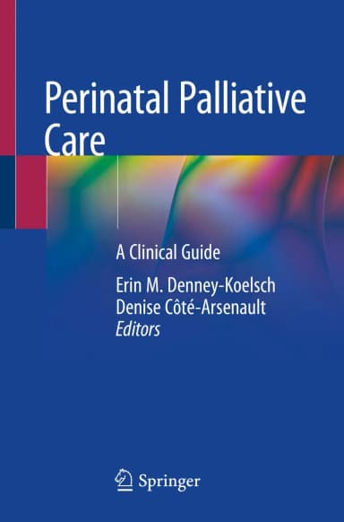 Image of - Perinatal Palliative Care A Clinical Guide | Paperback