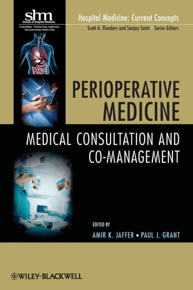 Image of - Periooperative Medicine Medical Consultation and Co-Management | Paperback