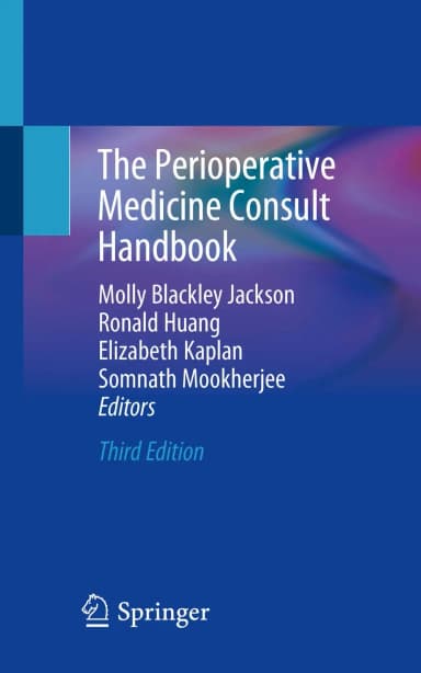 Image of - The Perioperative Medicine Consult Handbook | Third Edition | Paperback