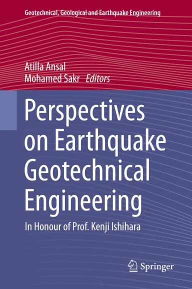 Image of - Perspectives on Earthquake Geotechnical Engineering | Hardcover
