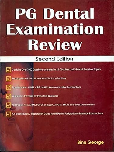 Image of - PG Dental Examination Review | 2nd Edition