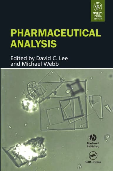 Image of - Pharmaceutical Analysis