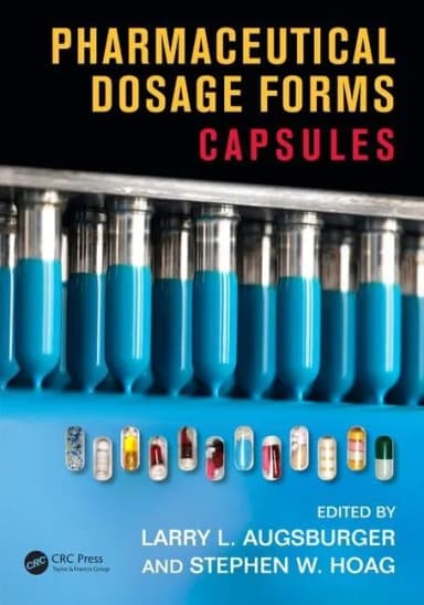 Image of - Pharmaceutical Dosage Forms Capsuales | Hardcover