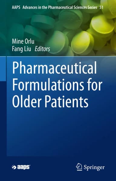 Image of - Pharmaceutical Formulations For Older Patients | Hardcover
