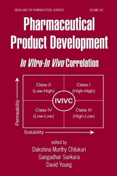Image of - Pharmaceutical Product Development In Vitro-In Vivo Correlation | Hardcover