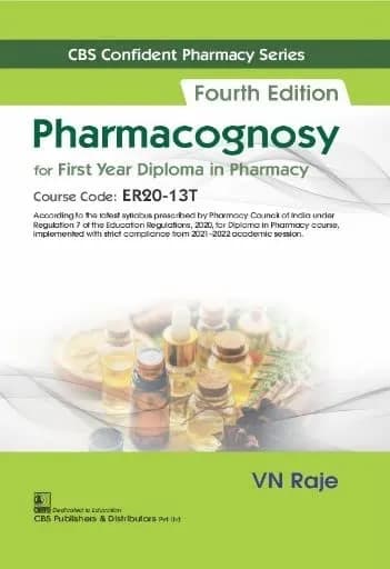 Image of - Pharmacognosy For First Year Diploma In Pharmacy 4th Edition | Paperback