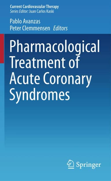Image of - Pharmacological Treatment of Acute Coronary Syndromes | Paperback