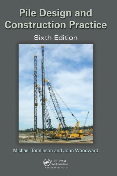 Image of - Pile Design and Construction Practice | 6th Edition | Hardcover