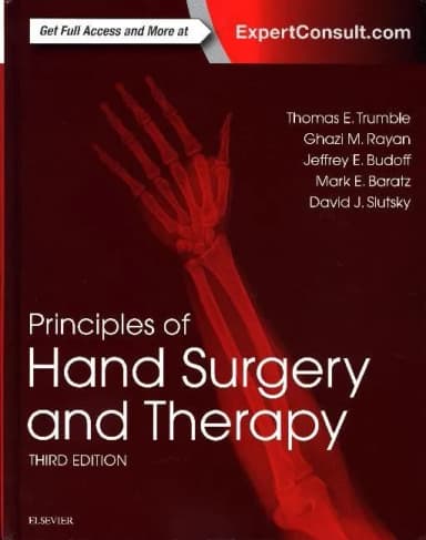 Image of - Pinciples of Hand Surgery and Therapy | Third Edition | Hardcover