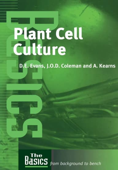 Image of - Plant Cell Culture | Paperback