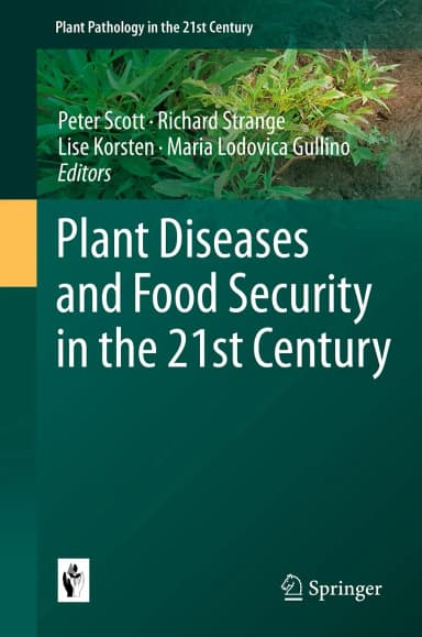 Image of - Plant Diseases and Food Security In The 21St Century | Hardcover