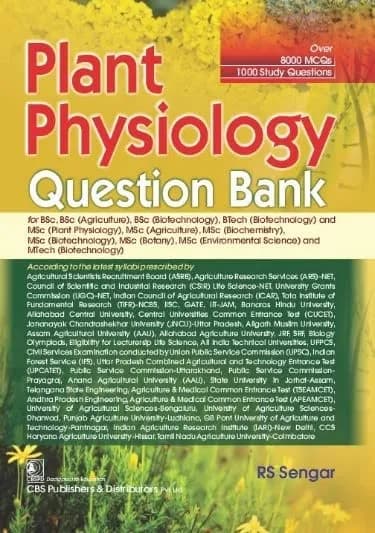 Image of - Plant Physiology Question Bank | Paperback