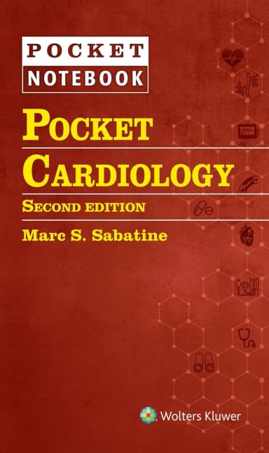 Image of - Pocket Cardiology 2nd Edition | Hardcover