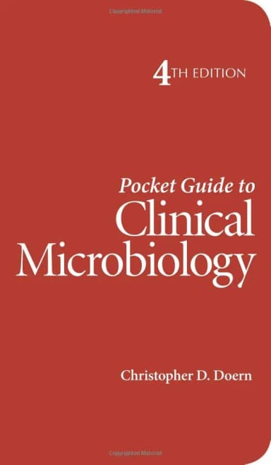 Image of - Pocket Guide to Clinical Microbiology | 4th Edition | Paperback