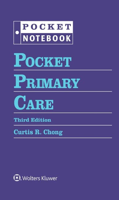 Image of - Pocket Primary Care Third Edition (Loose Leaf 2022 )
