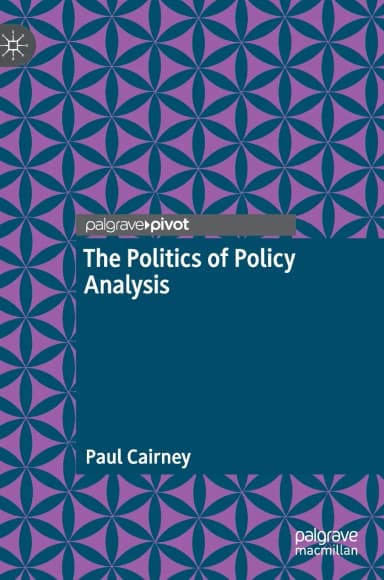 Image of - The Politics Of Policy Analysis | Hardcover