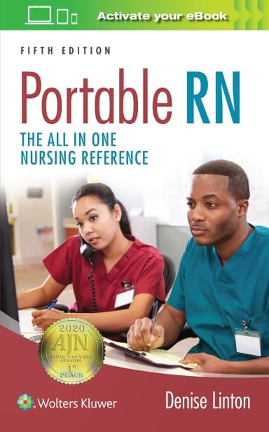 Image of - Portable RN The All in One Nursing Reference | 5th Edition | Paperback
