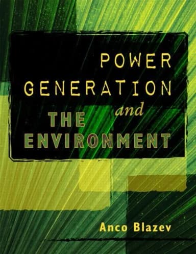Image of - Power Generation and The Environment | Hardcover