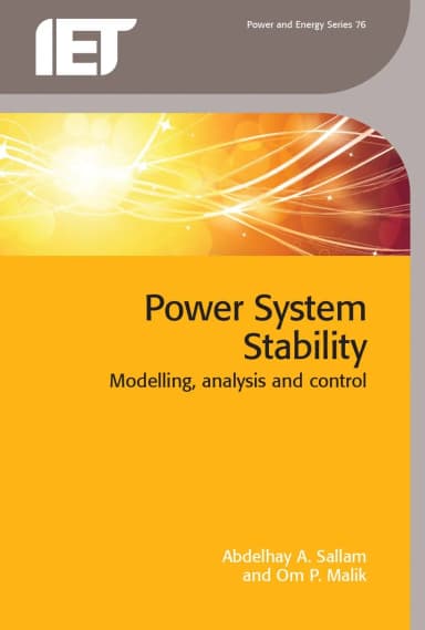 Image of - Power System Stability Modelling Analysis and Control | Hardcover