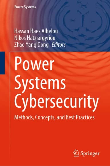 Image of - Power Systems Cybersecurity Methods Concepts And Best Practices | Hardcover