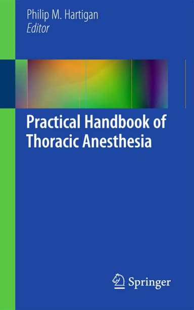 Image of - Practical Handbook of Thracic Anesthesia | Paperback