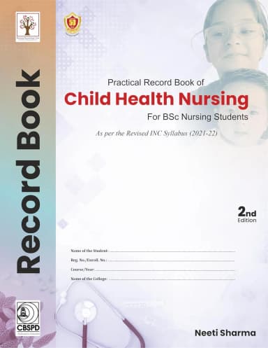 Image of - Practical Record Book of Child Health Nursing For Bsc Nursing | 2nd Edition | Paperback