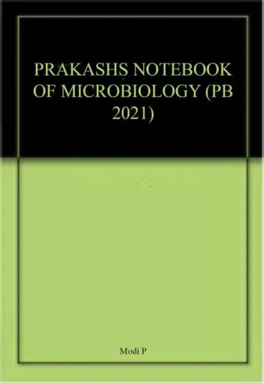 Image of - Prakashs Notebook of Microbiology | Paperback