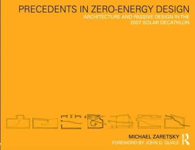 Image of - Precedents in Zero-Energy Design | Paperback