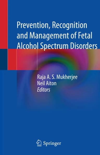 Image of - Prevention Recognition And Management Of Fetal Alcohol Spectrum Disorders | Hardcover