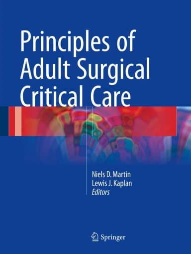 Image of - Principles of Adult Surgical Critical Care | Hardcover
