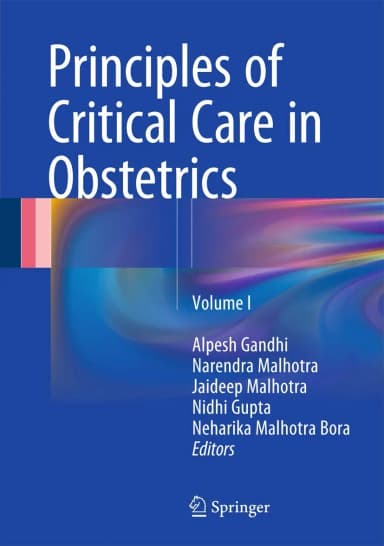 Image of - Principles of Critical Care in Obstetrics | Volume 1 | Hardcover