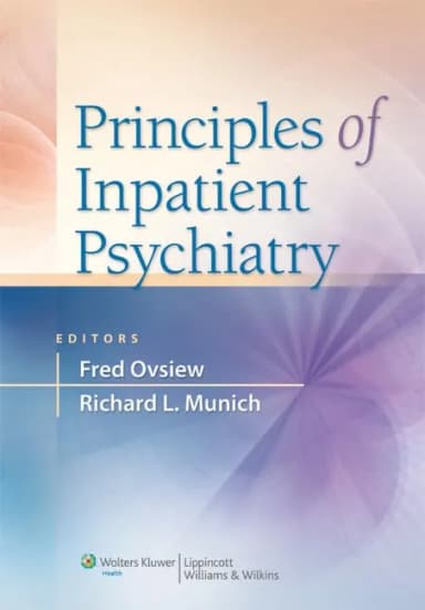 Image of - Principles of Inpatient Psychiatry | Hardcover