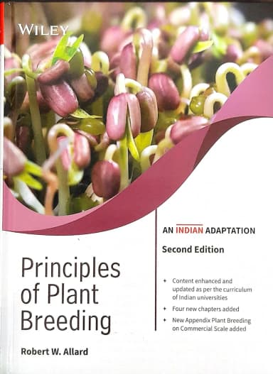 Image of - Principles Of Plant Breeding An Indian Adaptation 2nd Edition | Hardcover