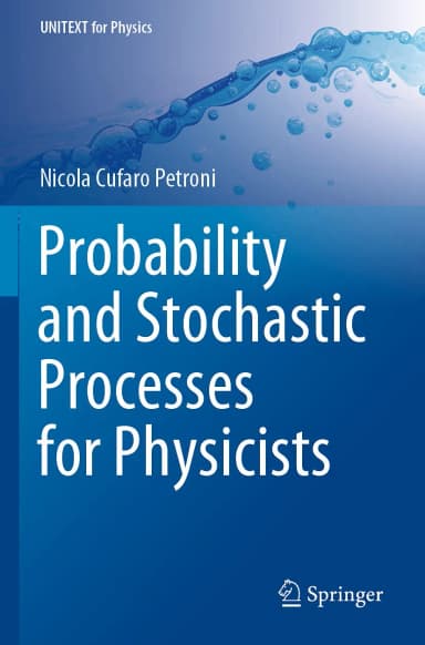 Image of - Probability And Stochastic Processes For Physicists | Paperback