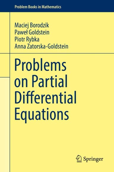 Image of - Problems On Partial Differential Equations | Hardcover