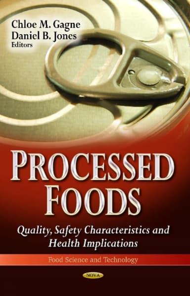 Image of - Processed Foods Quality | Safety Characteristics and Health Implications | Hardcover