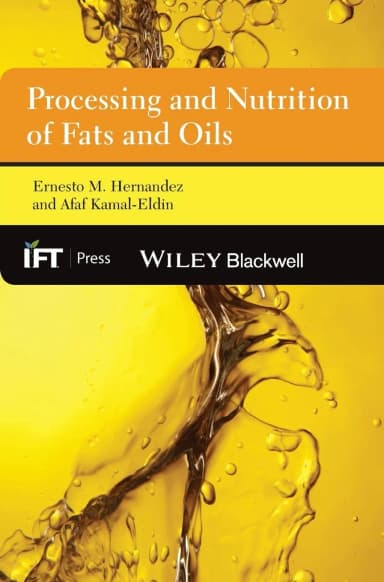 Image of - Processing and Nutrition of Fats and Oils | Hardcover