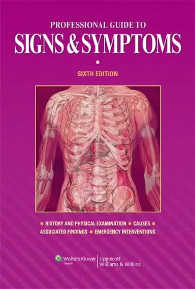 Image of - Professional Guide to Signs and Symptoms | 6th Edition | Hardcover